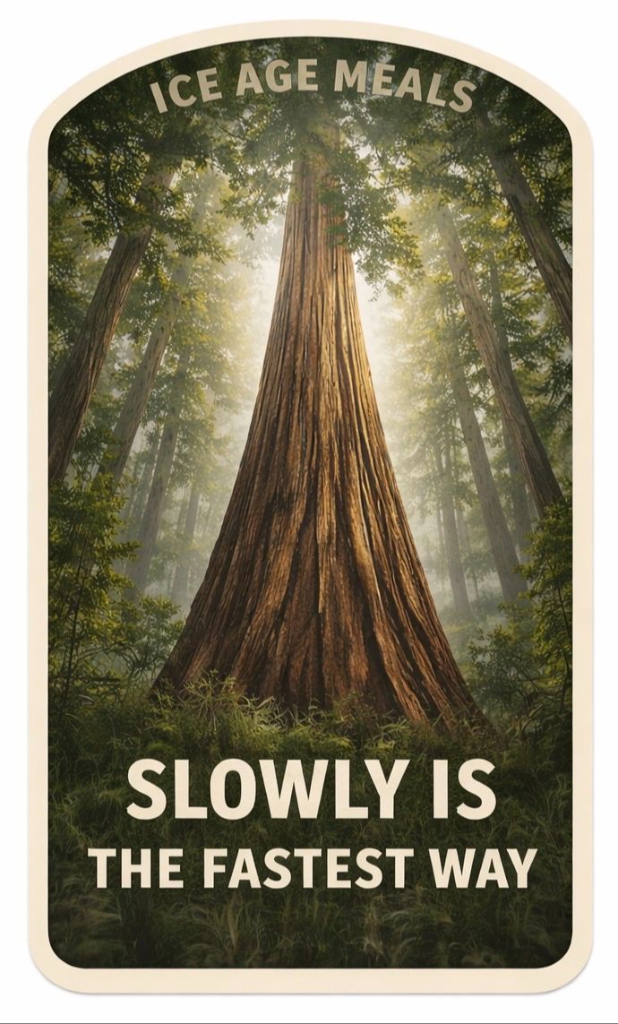 Slowly is the fastest way. Paleo Nick's in '26