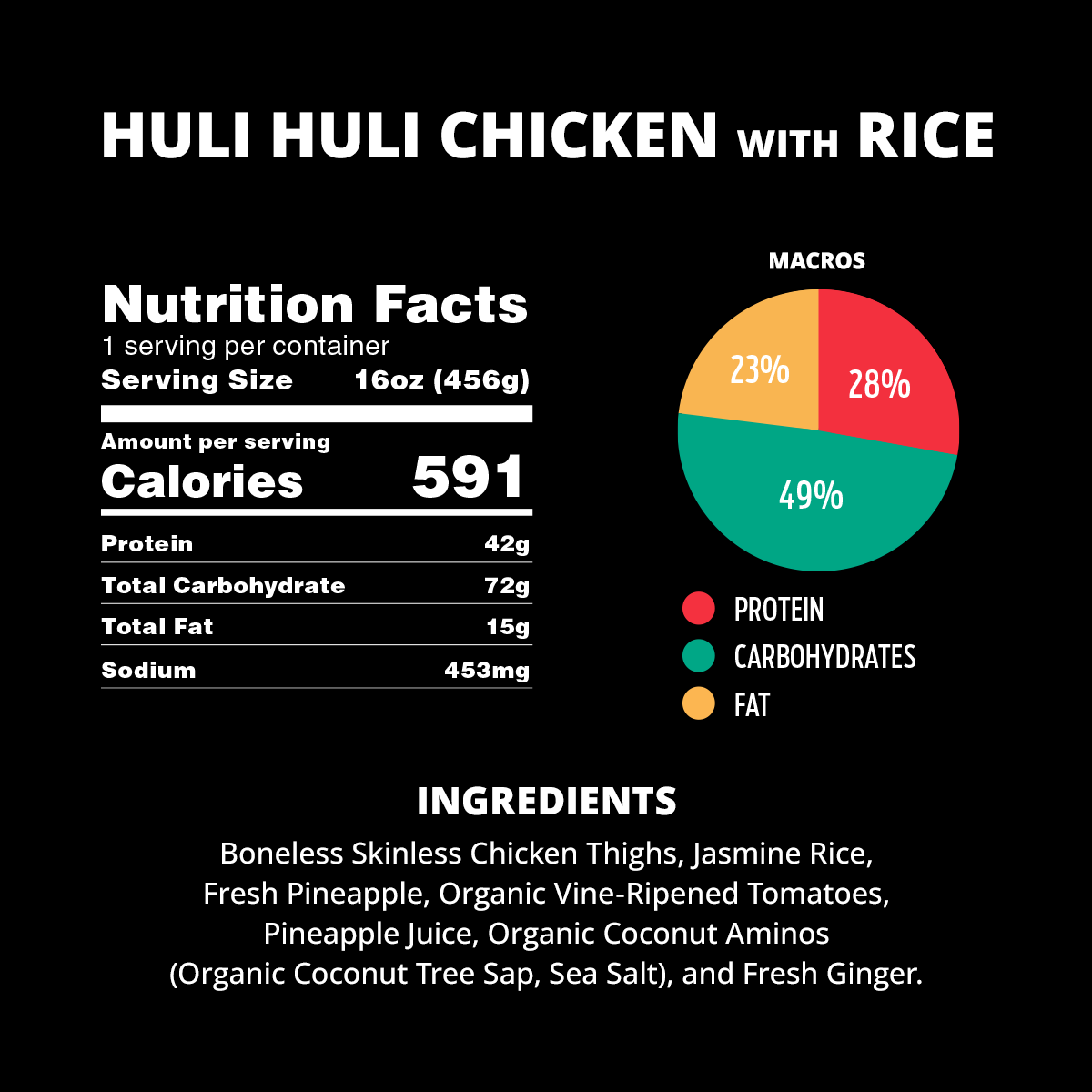 Huli Huli Chicken with Rice