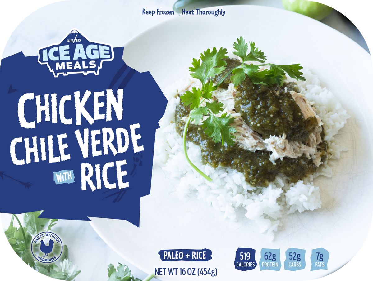 Chicken Chile Verde with Rice