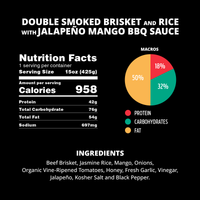 Smoked Brisket with Rice